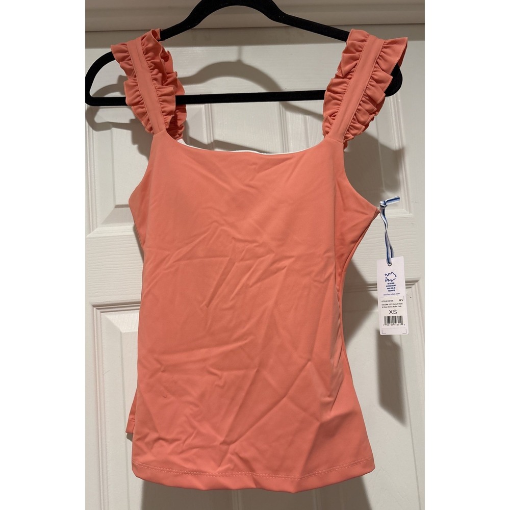 Southern Tide Active Ruffle Tank Extra Small New With Tags